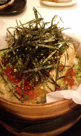 はらすといくらのせいろご飯@prata