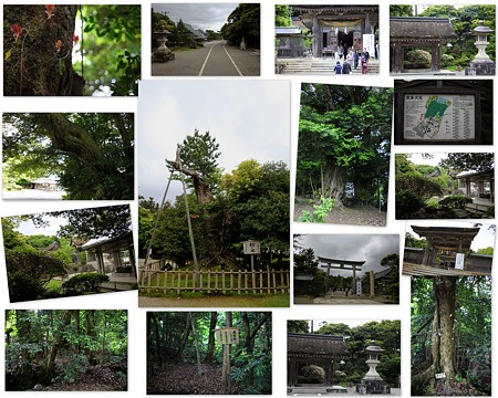 能登　羽咋市　気多大社　（原生林の神社）