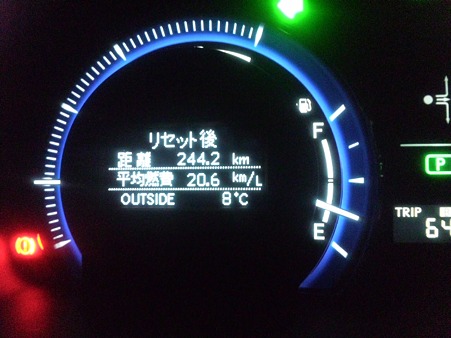 燃費2010.12．10.帰り