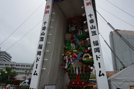 10 2014年 博多祇園山笠 福岡ドーム 飾り山笠 常勝玄界鷹 (5)