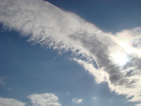 今日の空