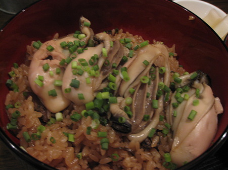 厚岸の牡蠣飯