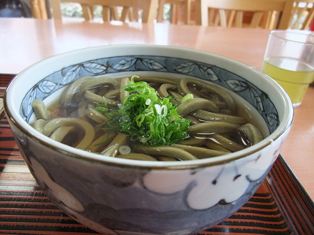お茶うどん(道の駅・茶倉【三重】)